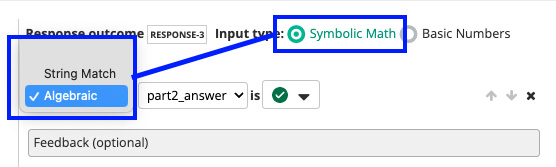 Question type - Symbolic Math – Inspera Help Center