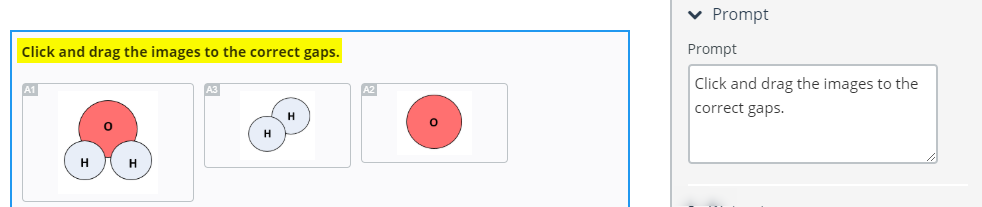 Gränssnitt för att skriva instruktion.