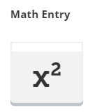 Ikon for oppgavetypen Fyll inn matematikk