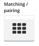 Ikon för uppgiftstypen Matchning/parning.
