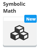 The Symbolic Math question type icon.