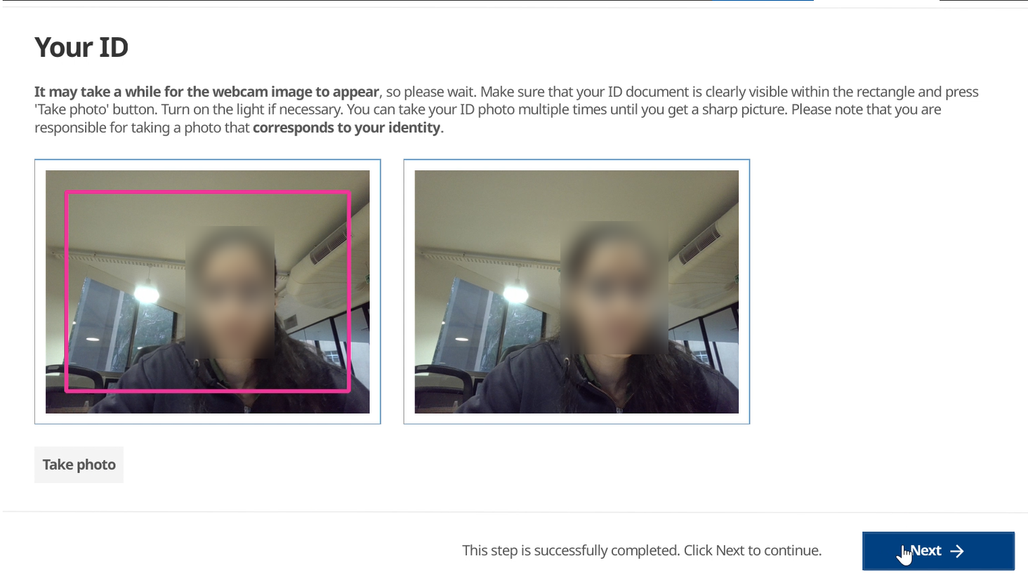 Gammal ID-fototagning