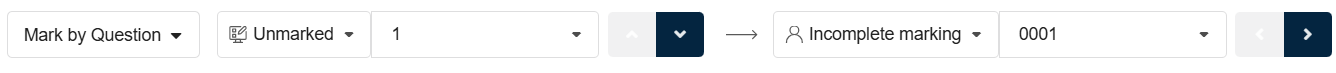 navigation in mark by question