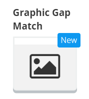 the Graphic Gap Match question type icon.